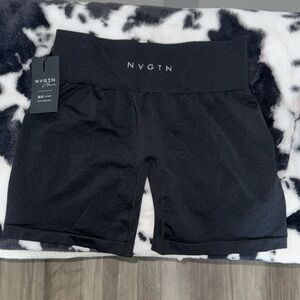Black NVGTN shorts